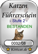 unser Siegel vom Katzenführerschein