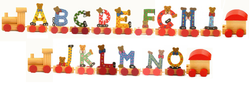 Lokomotive mit Waggons